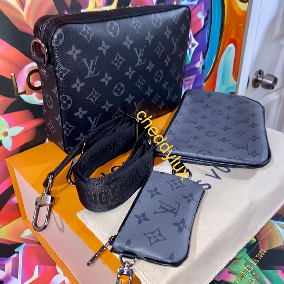 😎🆒😍Authentic Brand New Louis Vuitton Trio Messenger Bag Complete Set - Picture 5 of 11
